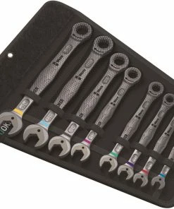 Wera 020012 Joker 8 Piece Ratcheting Combination Spanner Set 5/16-3/4" AF