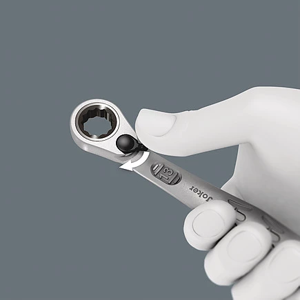 Wera 020070 Joker Switch Open Ended Ratcheting Combination Spanner - 15mm 2 Wera 020070 Joker Switch Open Ended Ratcheting Combination Spanner - 15mm - Image 2