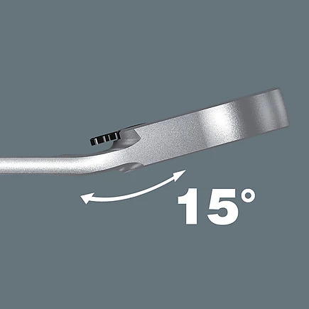 Wera 020070 Joker Switch Open Ended Ratcheting Combination Spanner - 15mm 3 Wera 020070 Joker Switch Open Ended Ratcheting Combination Spanner - 15mm - Image 3