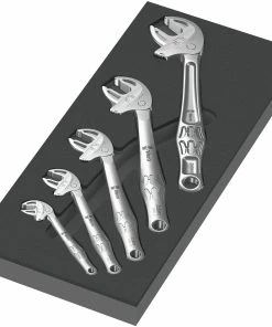 King Dick Shop 22 Wera 150122 (9732) 6004 Joker Set 1, 5 Piece Self Setting Spanner Foam Module Set