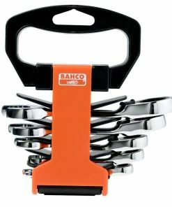 Bahco 10RM/SH6 6 Piece Stubby Ratchet Combination Spanner Set 8-19mm