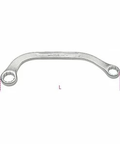 Beta Tools 83AS Imperial Half Moon Crescent Curved Ring Spanner Wrench 7/16 X 1/2″AF