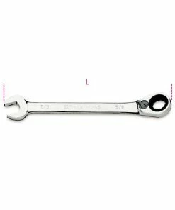 Beta Tools Beta 142AS Imperial Reversible Ratcheting Combination Spanner Wrench 7/16" AF