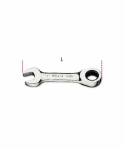 Beta Tools Beta 142C Short (Stubby) Ratcheting Combination Spanner 10mm