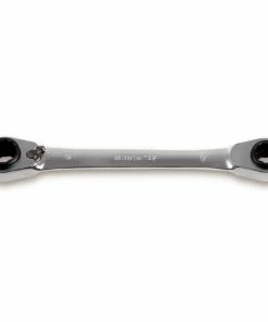 Beta Tools Beta 192 4 IN 1 Flat Bi Hex Double End Reversible Ratcheting Spanner Wrench 8 X 10 / 12 X 13mm