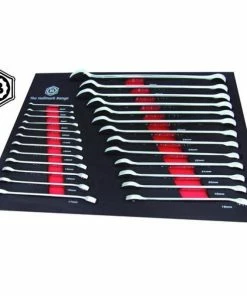 Britool Hallmark CELMSET632 25 Piece Metric Combination Spanner Set 6-32mm In Foam Tray