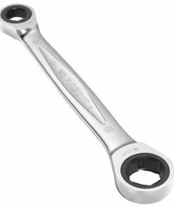 Facom 464.M14x19 Straight Ratchet Ring Spanner 14 X 19mm