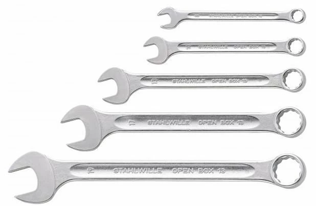 Stahlwille 13/5 5 Piece Metric Combination Spanner Wrench Set 8-19mm 1 Stahlwille 13/5 5 Piece Metric Combination Spanner Wrench Set 8-19mm