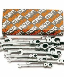 Beta 142SN/S13 13 Piece Metric Flexi Head Metric Ratchet Combination Spanner Set 7-19mm