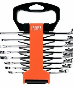 Bahco 1RZ/SH8 8 Piece Imperial Ratchet Combination Spanner Set 5/16"-3/4" AF