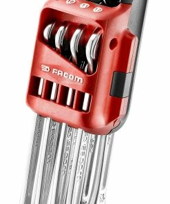 Facom 440.JP8 8 Piece 440 Series Metric Combination Spanner Wrench Set 8-19mm In Storage Clip