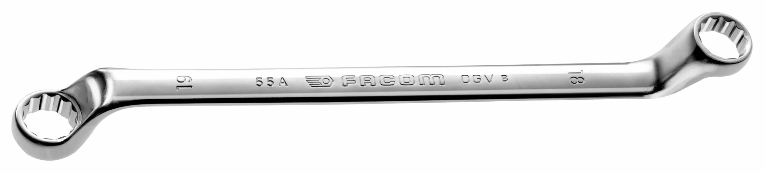 Facom 55A.16X18 Metric OGV Offset Ring Wrench - 16 X 18mm 1 Facom 55A.16X18 Metric OGV Offset Ring Wrench - 16 X 18mm