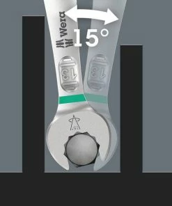 Wera 020241 JOKER 8 Set 1 6003 8 Piece Imperial Ring Combination Spanner Set 5/16-3/4" AF -King Dick Shop 6003 JOKER 1 2