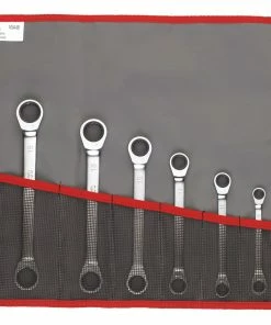 Facom 64.JE6T 6 Pce MM Low Profile Ratchet Wrench Set 8 - 19mm