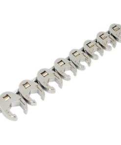 Sealey Tools AK599 8 Pce. 3/8" Drive Imperial Crow's Foot Spanner Set 3/8" - 7/8" AF