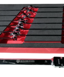 Britool Hallmark BHFRWSET13 13 Piece Flexible Ratchet Combination Spanner Set 8-21mm Foam Tray