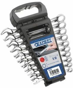 Expert By Facom E110310 10 Piece Metric Combination Spanner Wrench Set 10-19mm