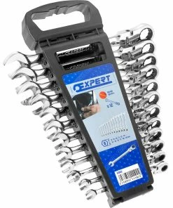 Expert By Facom E111102 12 Piece Flexible Head Ratcheting Spanner Set 8-19mm