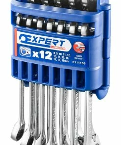 Expert By Facom E111106 12 Piece Metric Ratcheting Combination Spanner Wrench Set 8-19mm