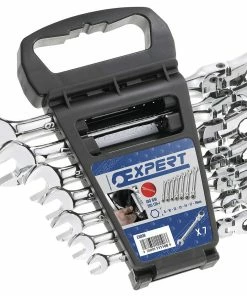 Expert By Facom E111108 7 Piece Metric Flexible Head Ratcheting Spanner Set 8-19mm