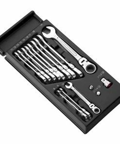 Facom MOD.467BFJ12 15 Piece Flexi Ratchet Spanner Module Set 8-19mm