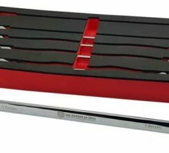 Britool Hallmark RRFXLSET5 5 Piece Extra Long Flexible Ratcheting Ring Spanner Set 8-19mm