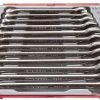 Teng TT1236 12 Piece Spanner Set 8-19mm In Toolbox Module Tray