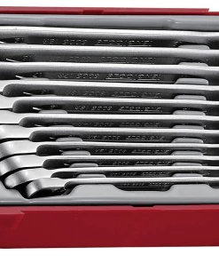 Teng TT6511R 11 Pce. Metric Ratchet Combination Spanner Set In Tool Box Tray