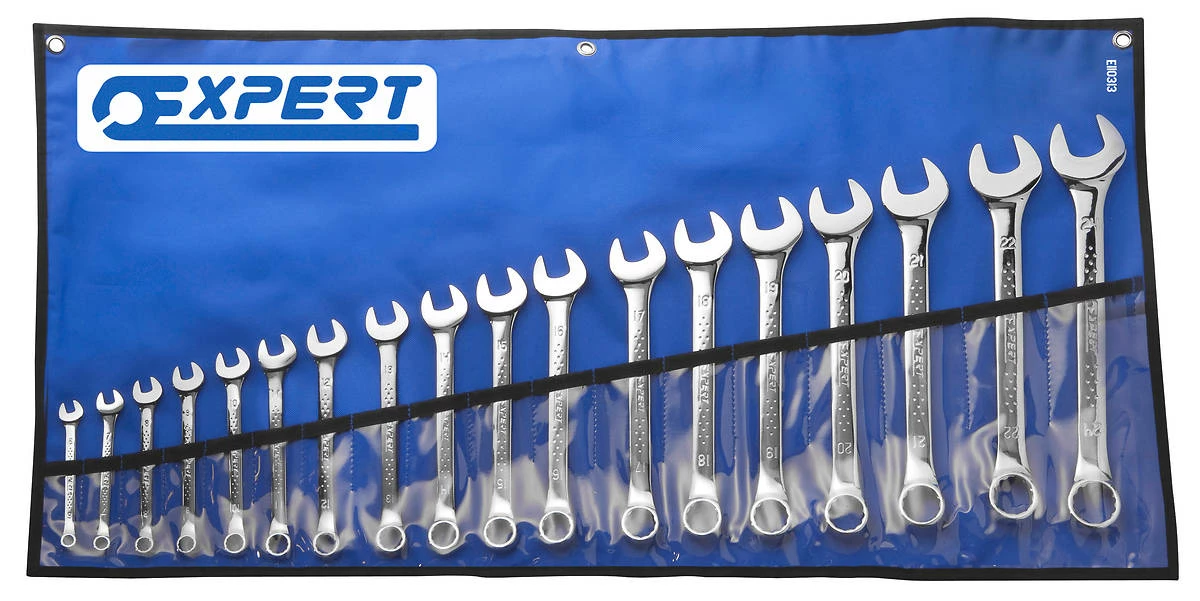 Expert By Facom E110313 18 Piece Metric Combination Spanner Set In Tool Roll 6-24mm 1 Expert By Facom E110313 18 Piece Metric Combination Spanner Set In Tool Roll 6-24mm